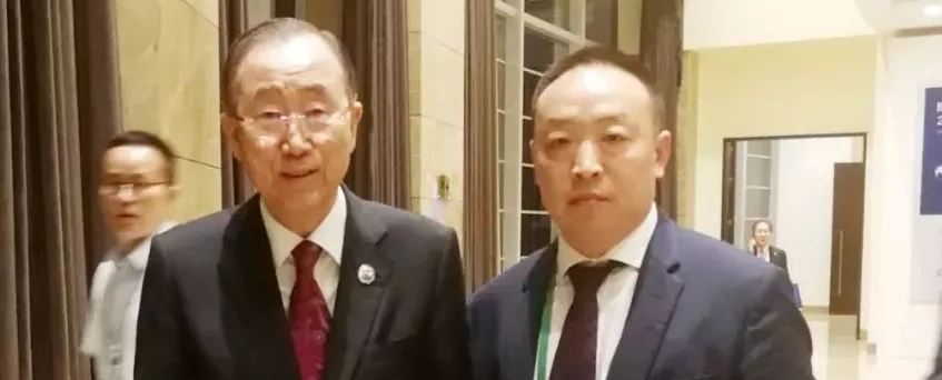 抽逼穴联合国第八任秘书长潘基文会见赵章栓会长